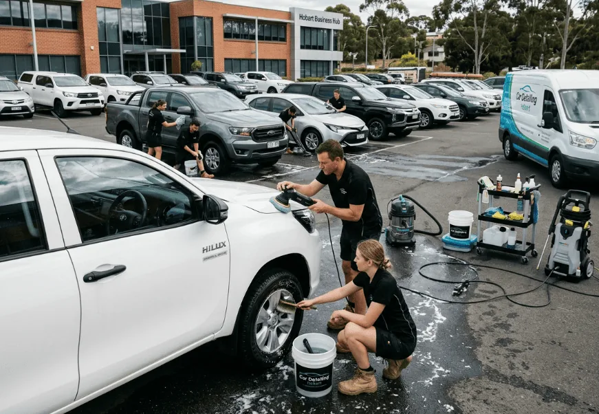 Fleet detailing — detailing work by a Detail Up client