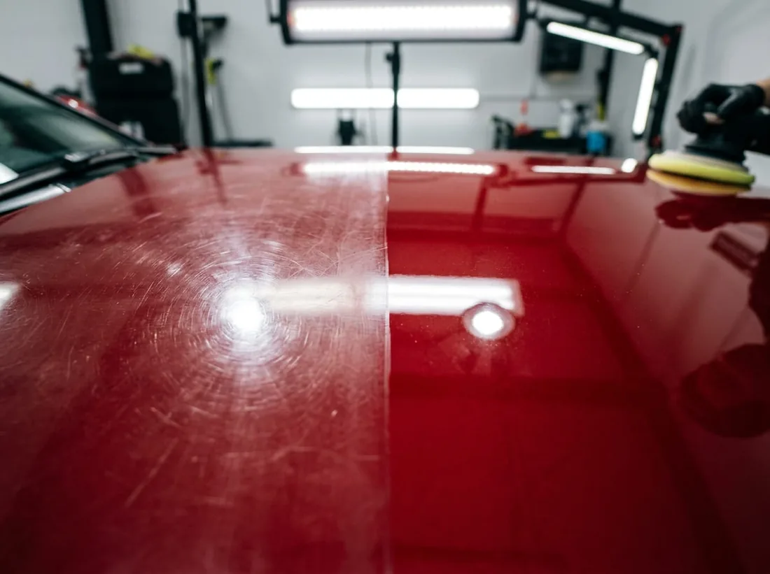 Paint correction — detailing work by a Detail Up client